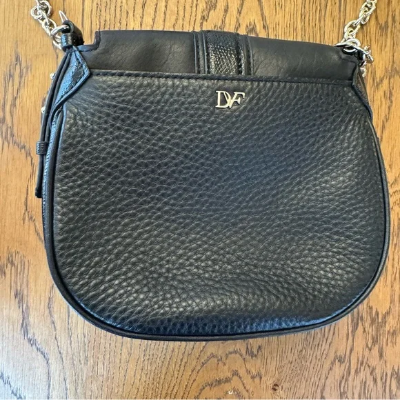 Diane von Furstenberg Sutra Mini Leather Crossbody bag purse chain Revolve Bag